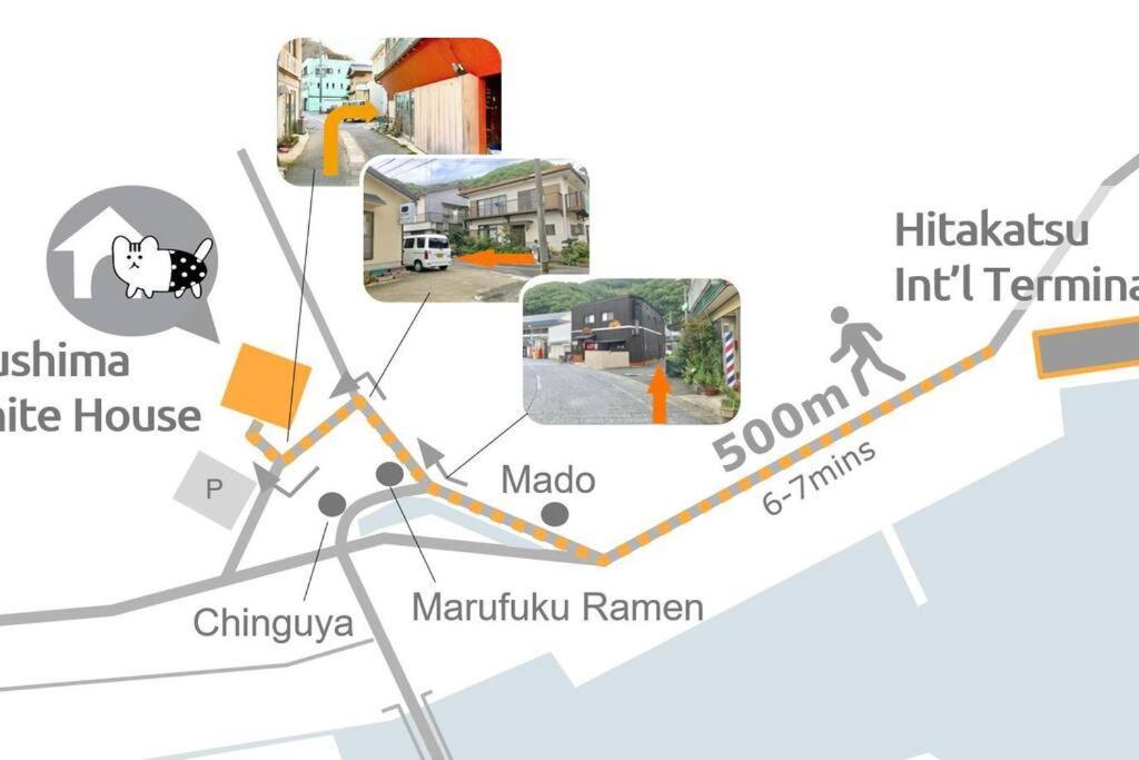 Bed and Breakfast Tsushima White House Esterno foto